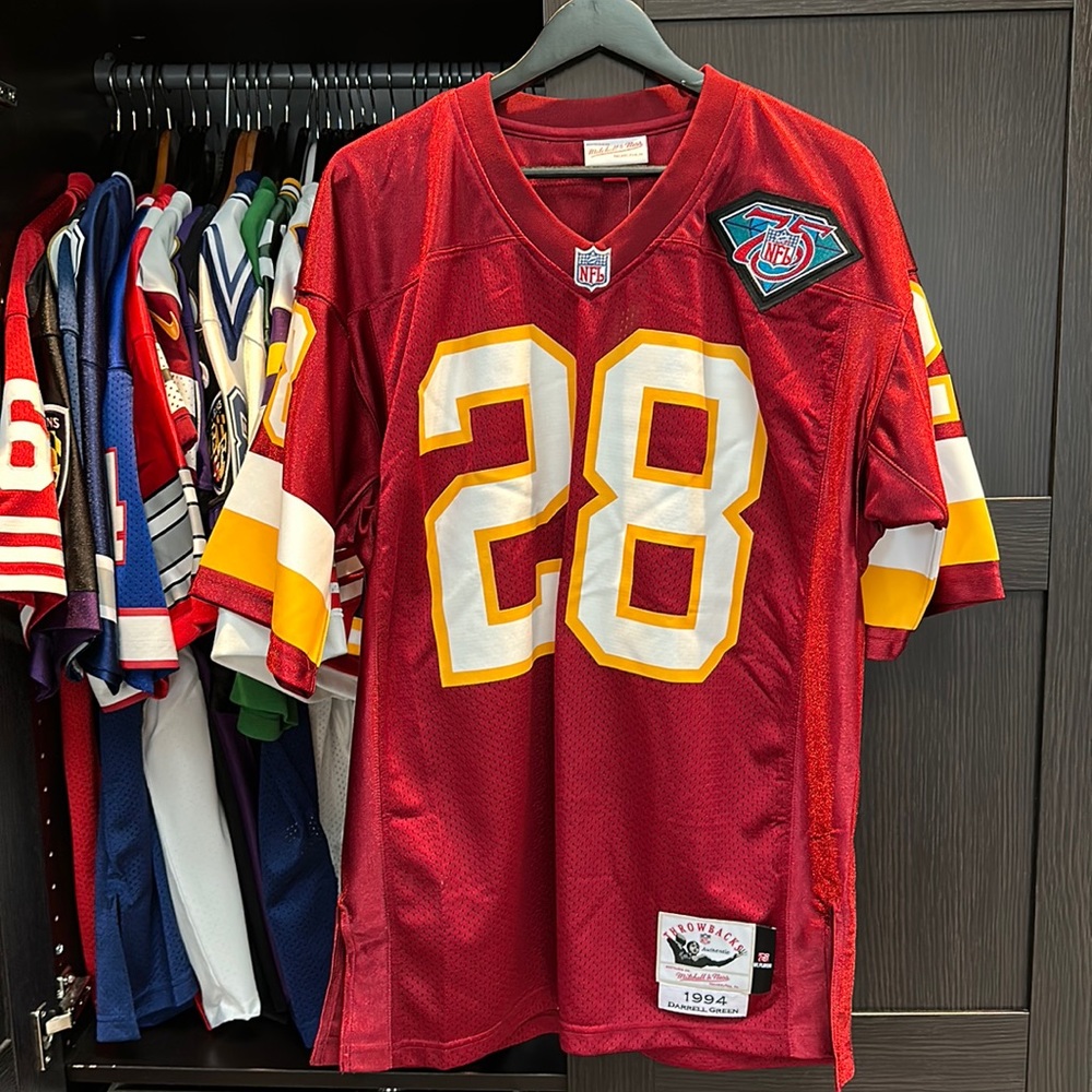 Darrell Green Washington Football Team Redskins Authentic Jersey Mitchell & Ness